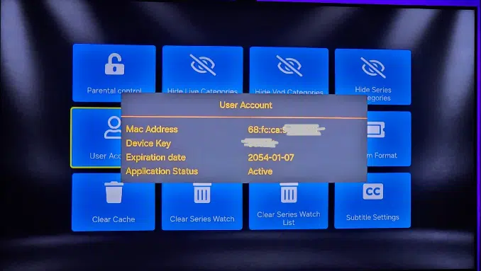 VIRGINIA PLAYER 3 iboplayer user account 1