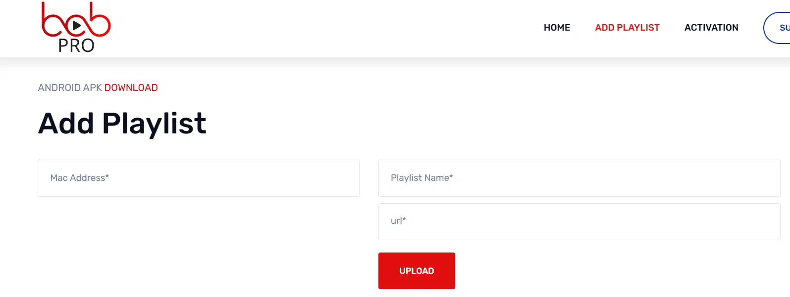 BOB Pro Player 5 bob pro upload